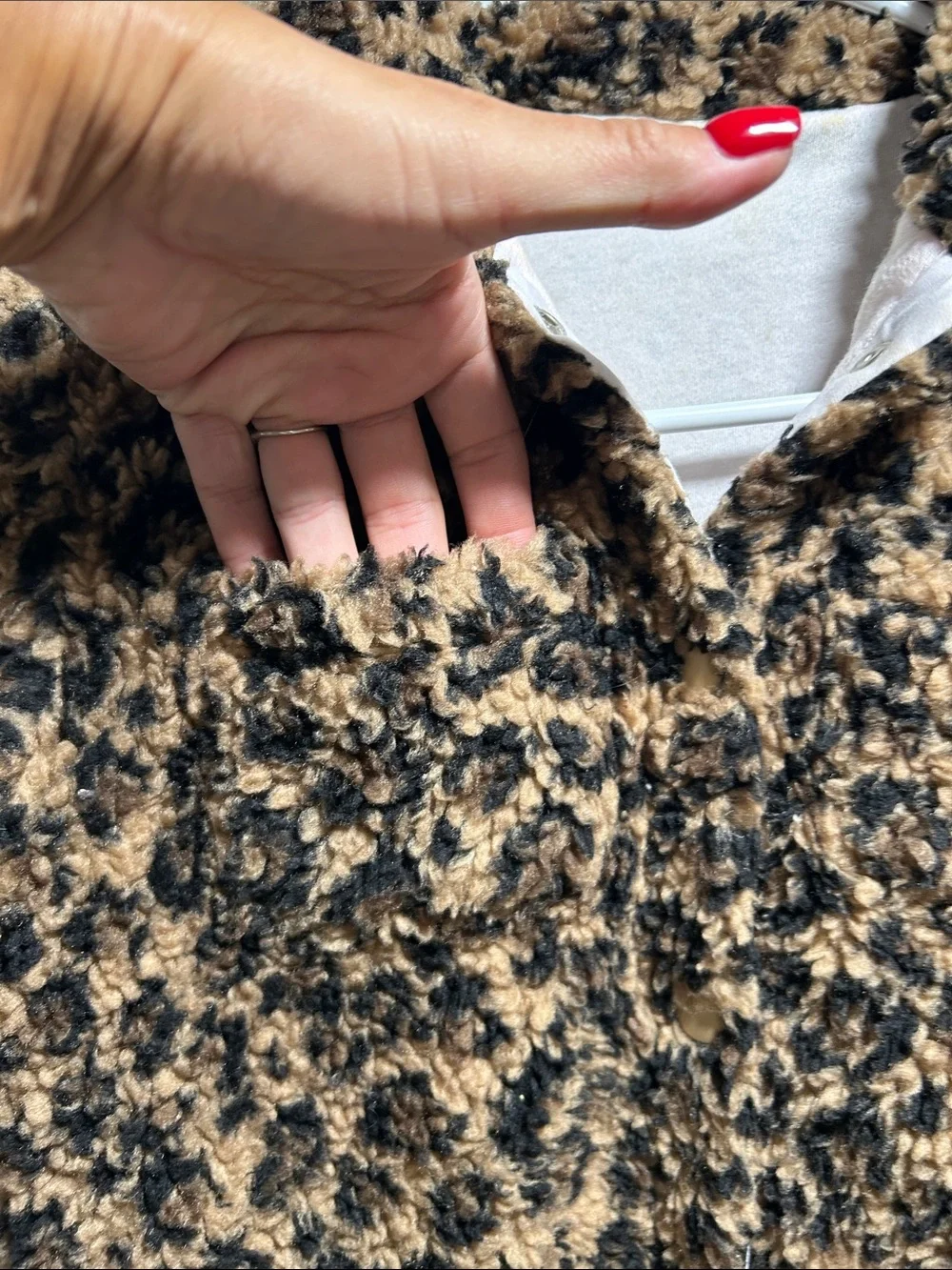Crewcuts Leopard-Print Faux Fur Puffer Jacket - Black & Tan
